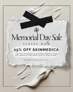 Skinmedica Memorial Day Special! Privé Med Spa, Lexington KY